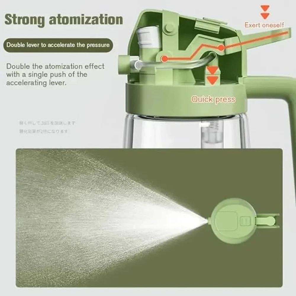 2 in 1 Glass Olive Oil Sprayer Bottle