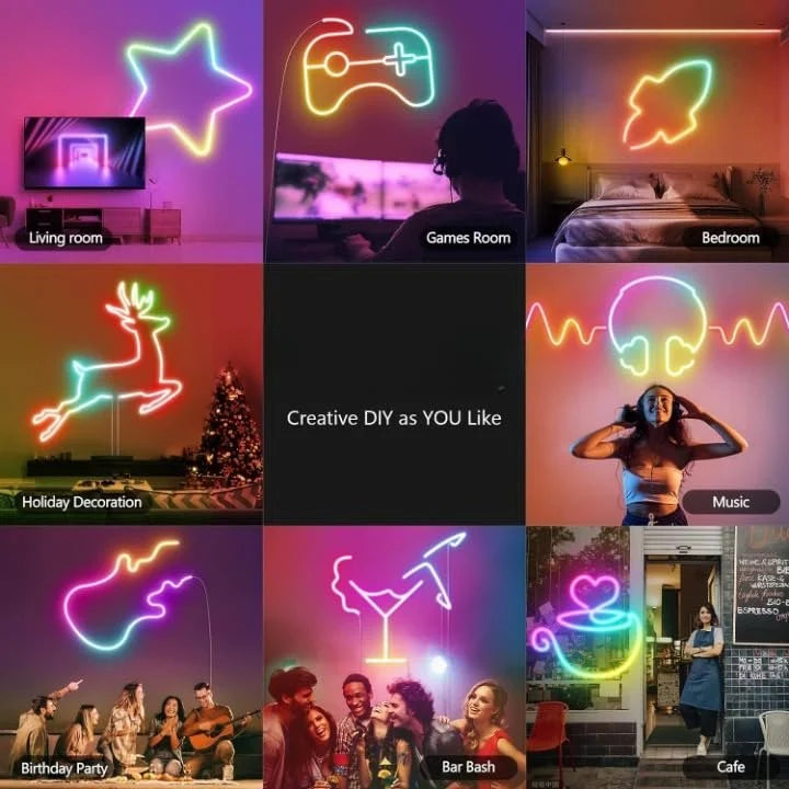 Neon Rope RGB LED Strip Lights