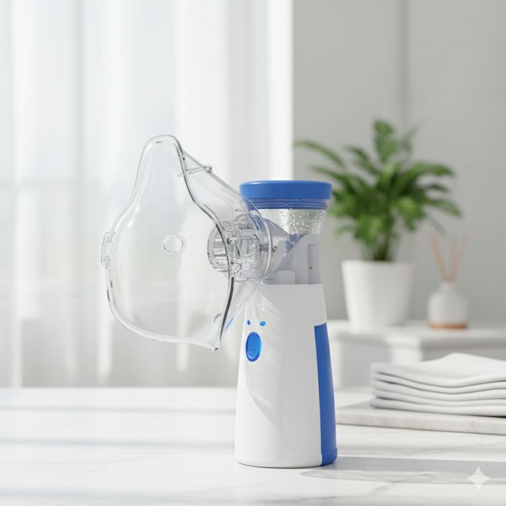 Mini Portable Mesh Nebuliser Ultrasonic Handheld Mesh Nebuliser